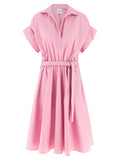 NUDE Multicolor Cotton Midi Dress