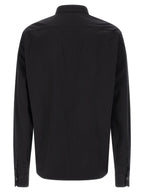 Kiton Black Cotton Blouse