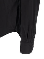 Kiton Black Cotton Blouse