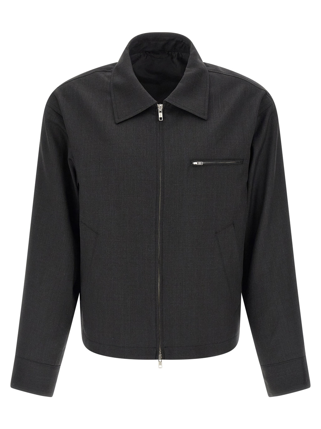 MFPEN Gray Wool Full-Length Jacket