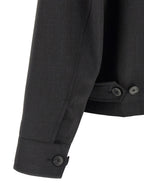 MFPEN Gray Wool Full-Length Jacket