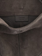 Lemaire Gray Calfskin Shoulder Bag