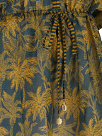 Eres Multicolor Cotton Casual Dress