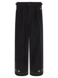 BODE Black Cotton Casual Pants