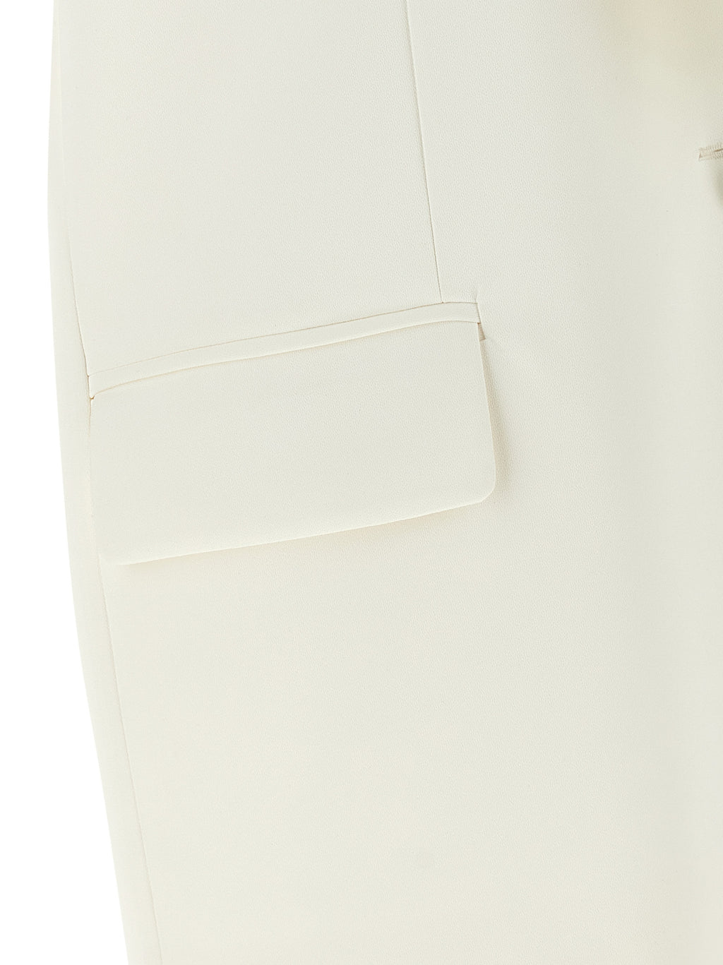 DI.LA3 PARI' White Viscose Sleeveless Jacket