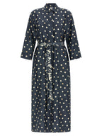 'S Max Mara Blue Silk Midi Dress