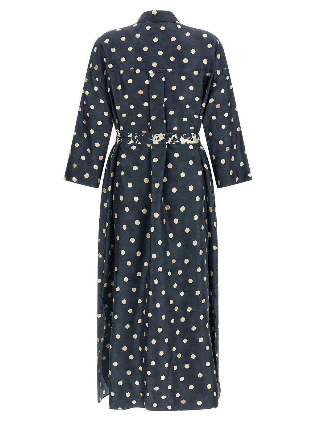 'S Max Mara Blue Silk Midi Dress