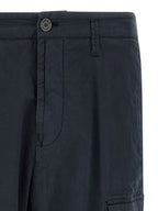 Stone Island Blue Cotton Cargo Pants