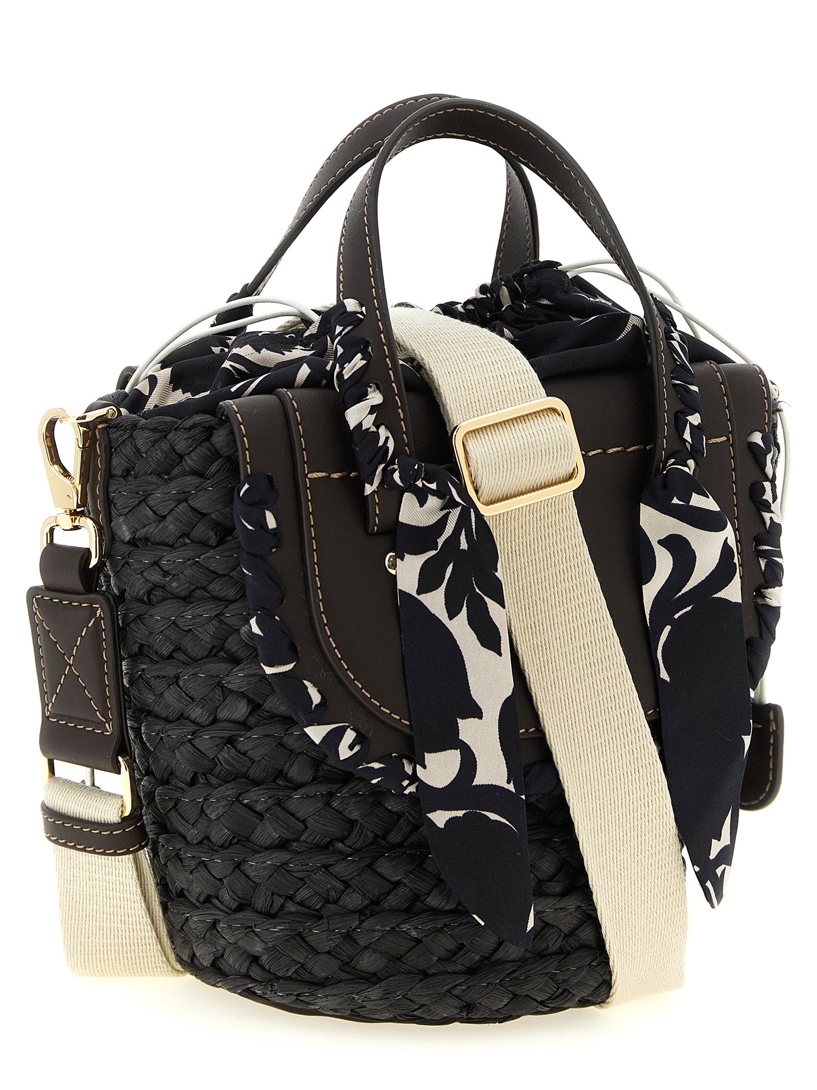 Black Pantograph Handbag