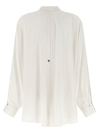DI.LA3 PARI' White Silk Blouse