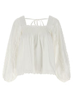 FARM RIO White Cotton Blouse