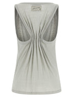 Victoria Beckham Gray Cotton Tank Tops