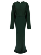 Norma Kamali Bicolor Polyester Long Dress