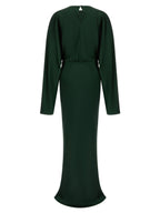 Norma Kamali Bicolor Polyester Long Dress