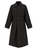 SSSTEIN Black Polyester Coat