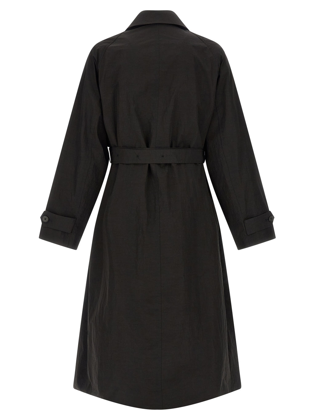 SSSTEIN Black Polyester Coat