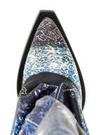 R13 Blue Leather Chelsea Boots