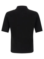 Dolce & Gabbana Black Cotton Polo Shirt