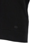 Dolce & Gabbana Black Cotton Polo Shirt