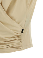 Beige Polyamide Sport Bra