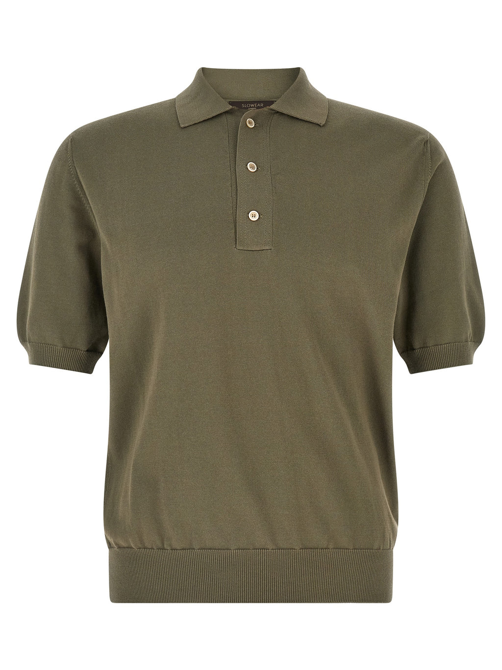 Bicolor Cotton Polo Shirt