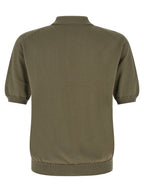 Bicolor Cotton Polo Shirt