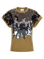 Brown Cotton T-Shirt