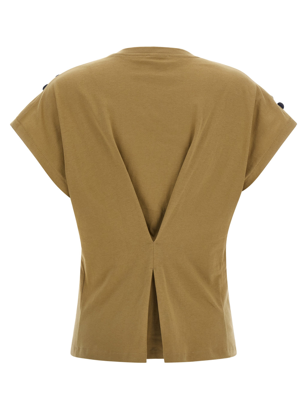 Brown Cotton T-Shirt