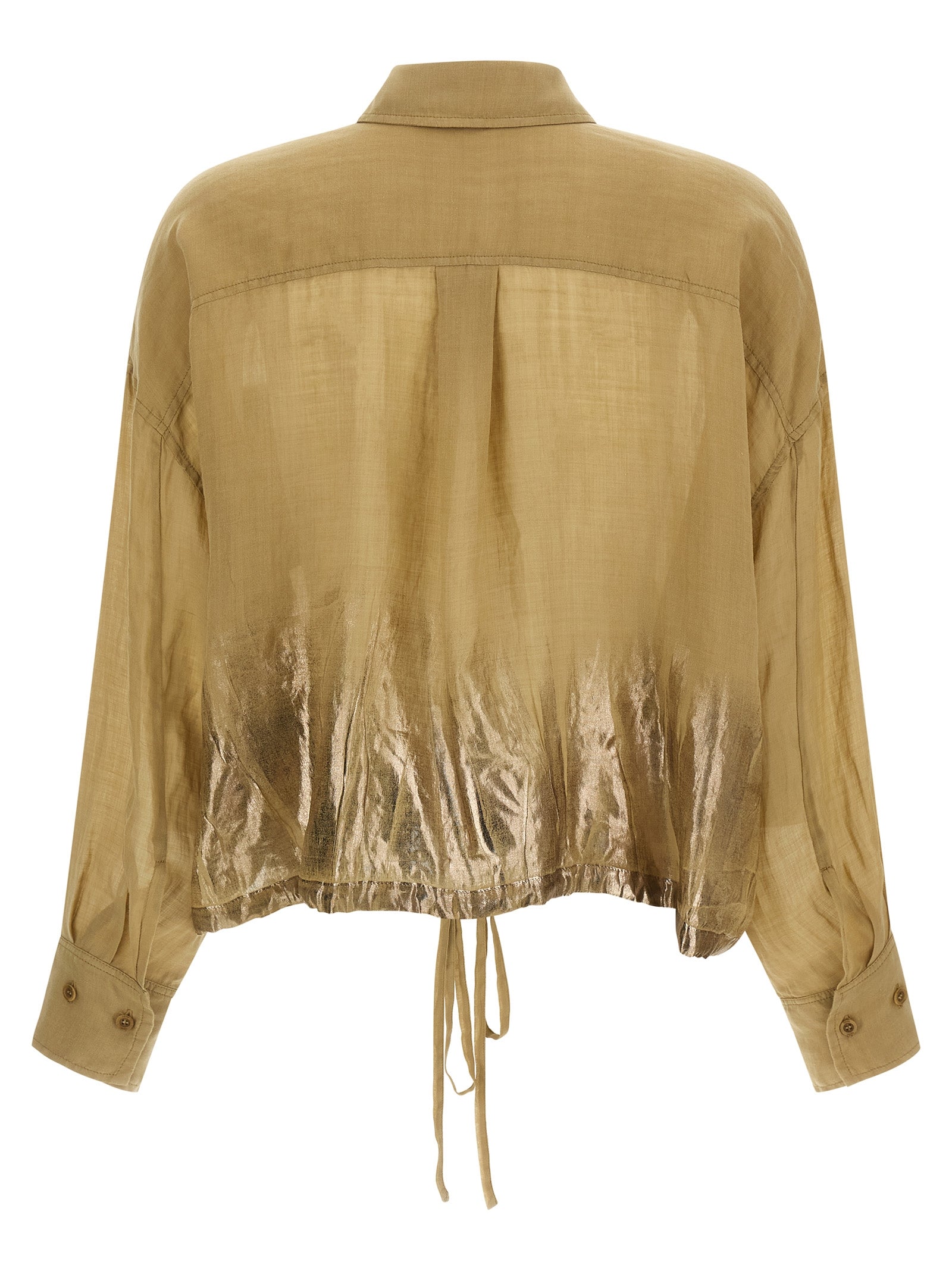 Brown Tencel Blouse