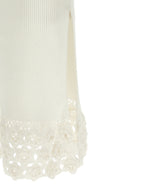 Ganni White Organic Cotton Long Dress