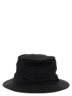 Yohji Yamamoto Black Wool Bucket Hat