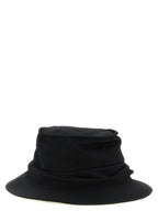 Yohji Yamamoto Black Wool Bucket Hat