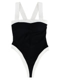 GOLDBERGH Bicolor Recycled Polyamide One-Piece Swimsuit