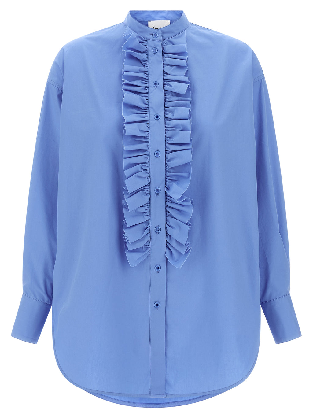 NUDE Blue Cotton Blouse