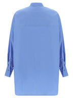 NUDE Blue Cotton Blouse