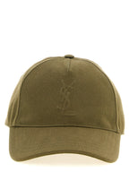 Saint Laurent Bicolor Cotton Cap (Baseball Hat)