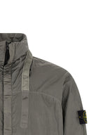 Stone Island Gray Polyamide Bomber