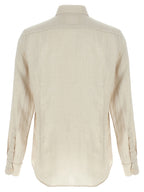 MC2 Saint Barth Beige Linen Blouse