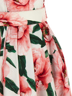 SAMANTHA SUNG Multicolor Cotton Midi Dress