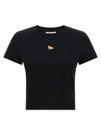 Maison Kitsuné Black Cotton T-Shirt
