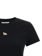 Maison Kitsuné Black Cotton T-Shirt