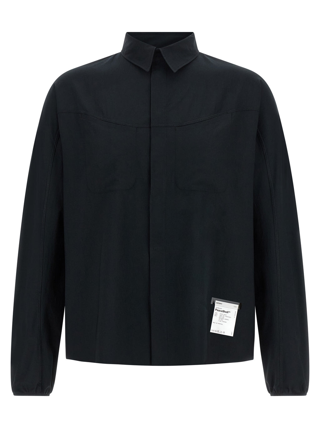 SATISFY Black Polyester Blouse