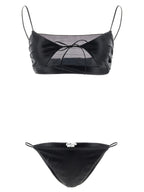 ALLIS Black Polyester Bikini