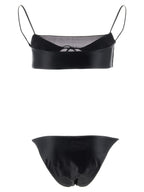 ALLIS Black Polyester Bikini