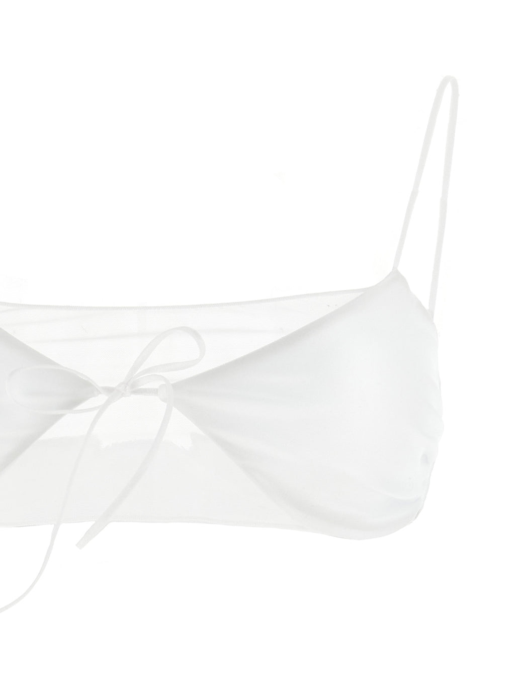 ALLIS White Polyester Bikini