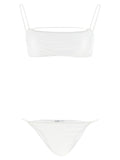 ALLIS White Polyester Bikini