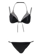ALLIS Black Polyester Bikini