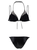 ALLIS Black Polyester Bikini