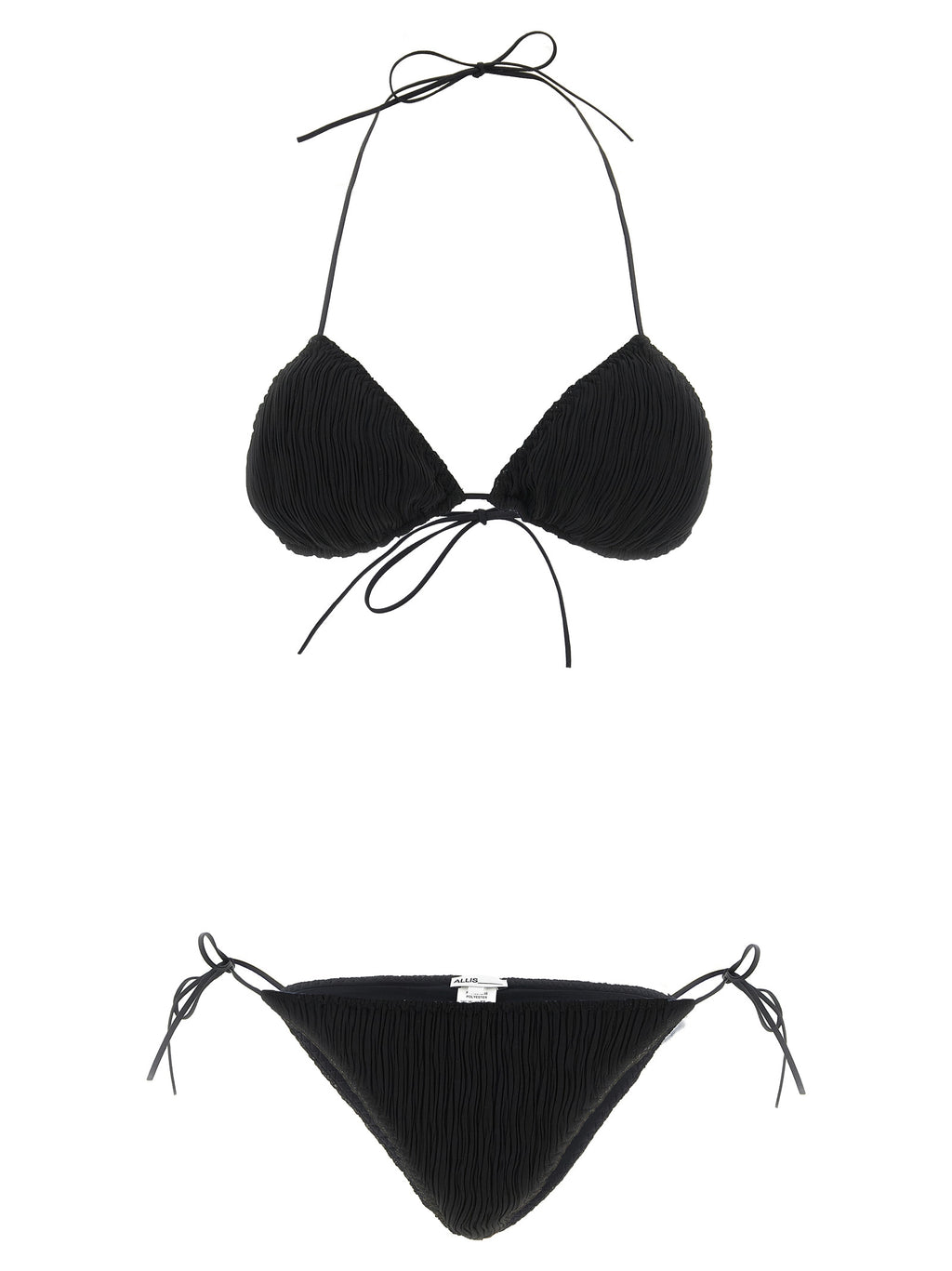 ALLIS Black Polyester Bikini