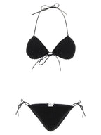 ALLIS Black Polyester Bikini